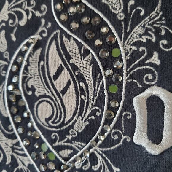 Volcom Zip Up Sweater Casual Hooded Women Size XL Black Fur - Picture 7 of 16